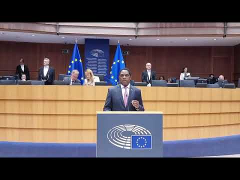 President HH Addressing EU Parliament in Brussels, Belgium