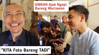 GIBRAN Ajak Wartawan Solo Ngopi Bareng, PERPISAHAN kah ??