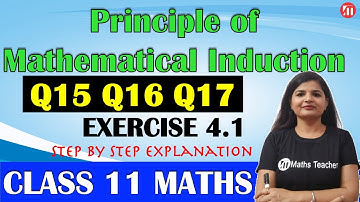 What is best way to solve Class 11 Chapter 4 Exercise 4.1 Q15 Q16 Q17