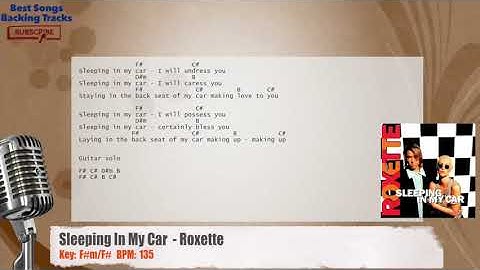 🎙 Sleeping In My Car  - Roxette Vocal Backing Track with chords and lyrics