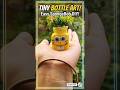 Tiny bottle art 🎨🖌️ Easy SpongeBob DIY!#diy #art #craft #viral #craftideas