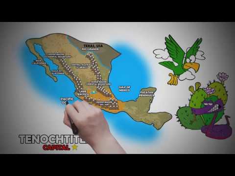 Мексикийн газарзүй ба Ацтекийн эзэнт гүрэн Instructomania