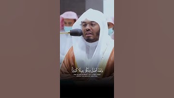 أَلَمْ أَعْهَدْ إِلَيْكُمْ يَا بَنِي آدَمَ .. تلاوة جميلة الشيخ د. ياسر الدوسري Yasser Al Dosary 💙