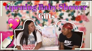 opening our baby shower gifts🎁💖🍼