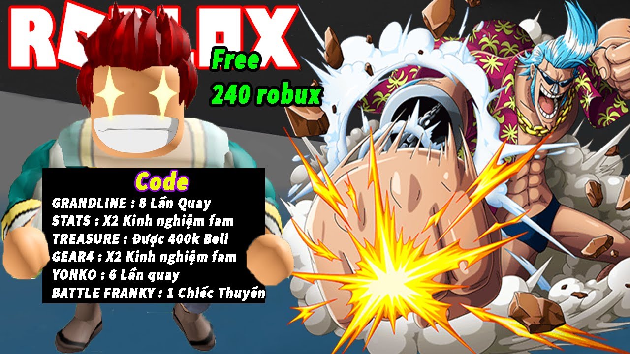 Roblox Tổng Hợp 6 Code Gia Trị 240 Robux Va Con Thuyền Của Franky One Piece Final Chapter 2 Youtube - roblox one piece final chapter 2 codes