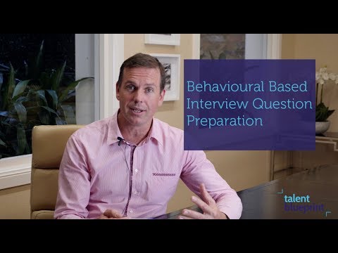 behavioural based interviewing