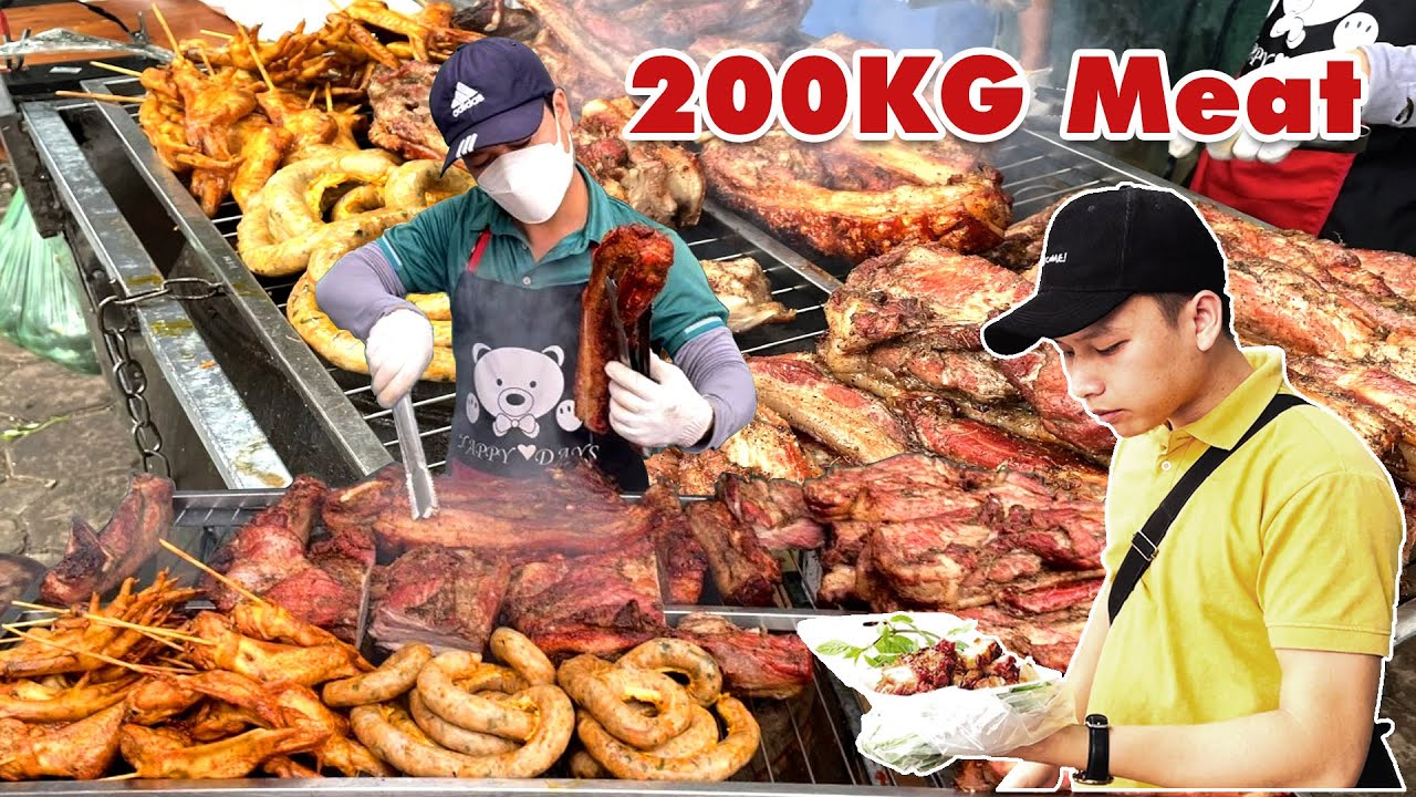 Smoked barbecue...Selling 200kg in 1 afternoon YouTube