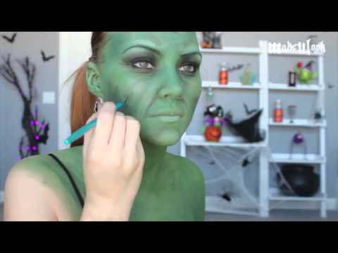 How To: Mehron Witch Character Kit - YouTube