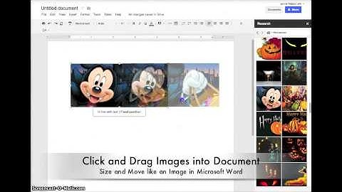 Google Drive / Docs - Research Tool