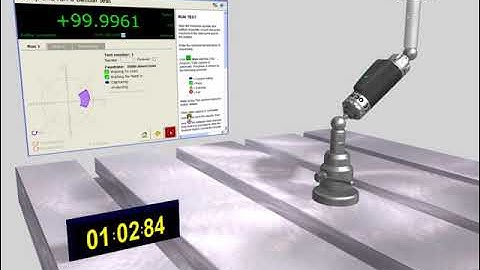 CNC Machine Tool Ballbar Testing Animation| Renishaw QC20 W Wireless Ballbar Test