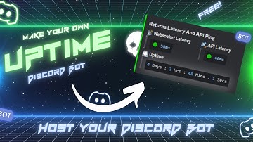 [NEW & 🔥] How to make Discord Bot + Uptime System