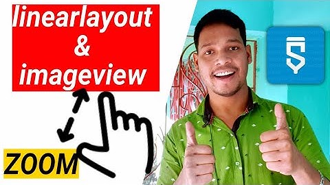 linearlayout zooming image zoom project in sketchware #AndroidAppdeveloper #sketchware #Aauraparti