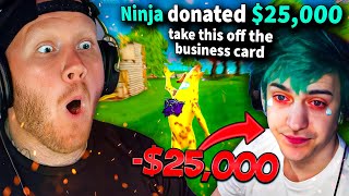 HOW I GOT $25,000 FROM NINJA IN OG FORTNITE