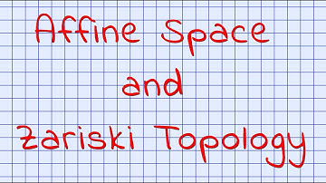 What is Zariski topology?