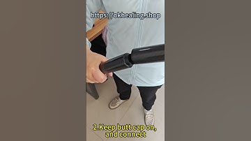How to attach a cue extension: 1.Remove cap 2. Keep butt cap on & connect #poolcues #billiards