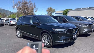 JC How to roll down the windows of a 2023 Acura MDX with the key fob￼