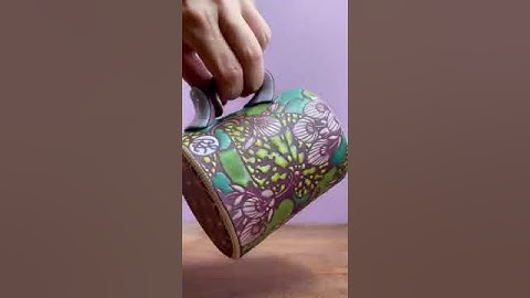 Printing on Mugs with Clay Stencils – Renee Lopresti’s Ceramic Process #peopleofprint