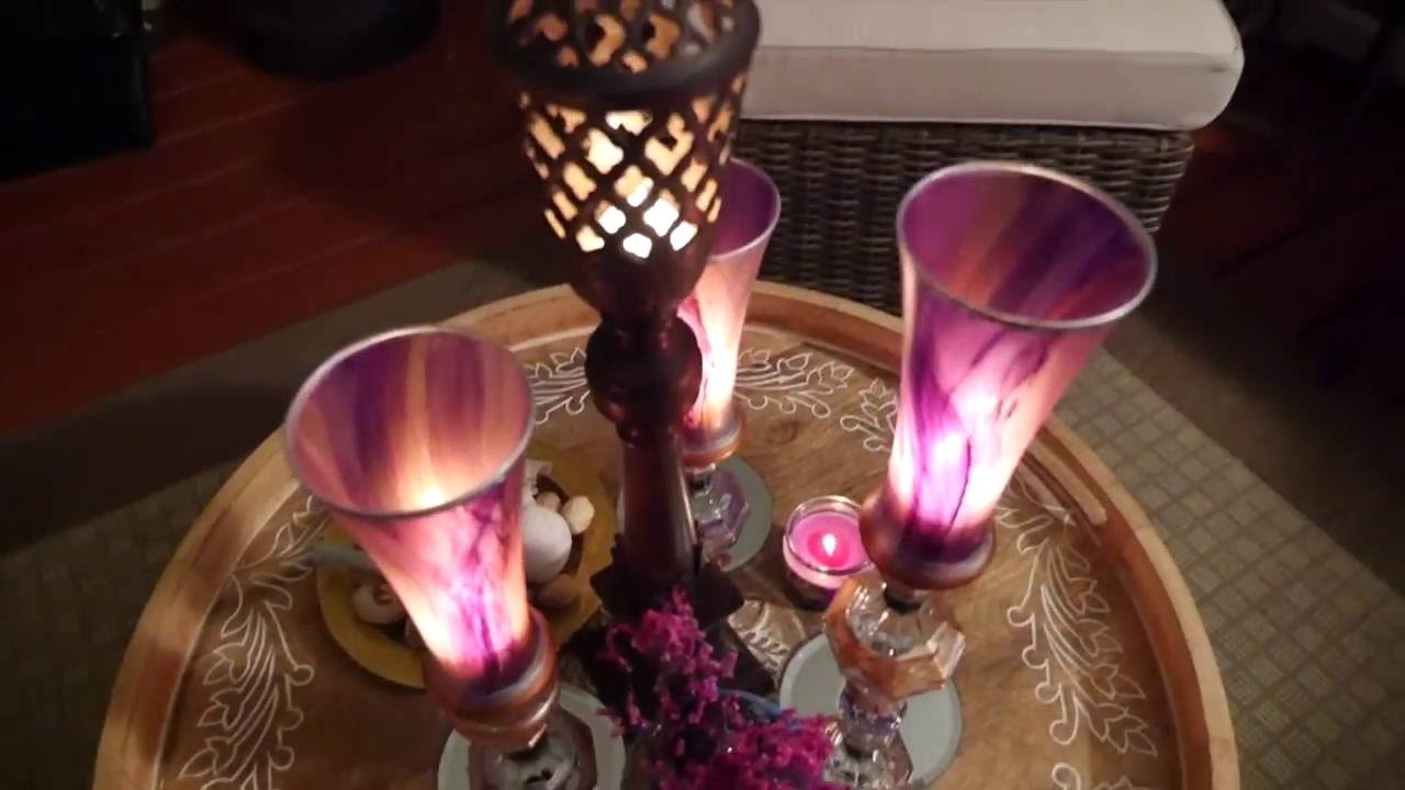 Outdoor Living Spaces 2016 Painted Candle Vaults and Other Accent