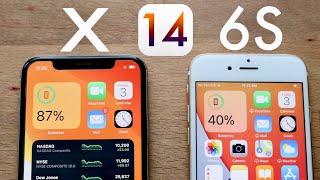 iPhone X Vs iPhone 6S On iOS 14! (Speed Comparison)