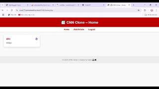 📰 CNN Clone