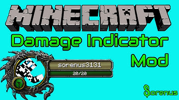 DAMAGE INDICATORS! | Mod for Minecraft 1.6.1 | Sorenus Mods 105