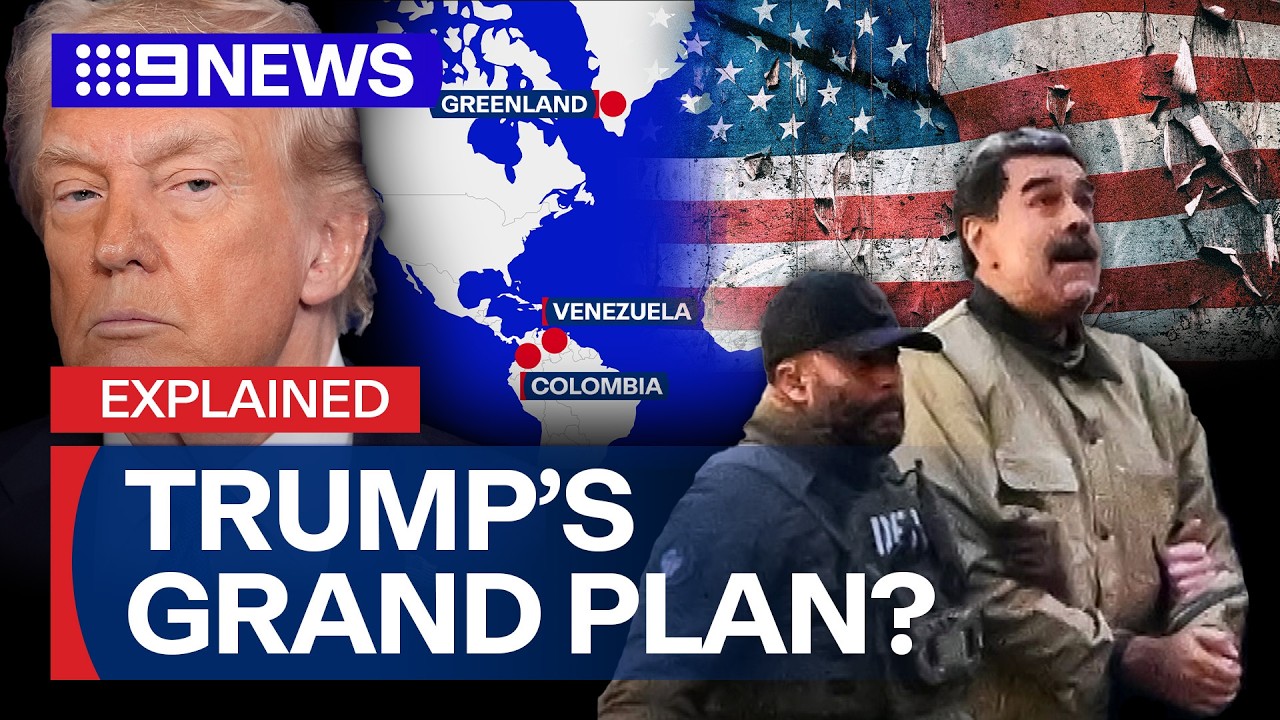 Trump's Empire: How President plans to 'run' Venezuela | 9 News Australia