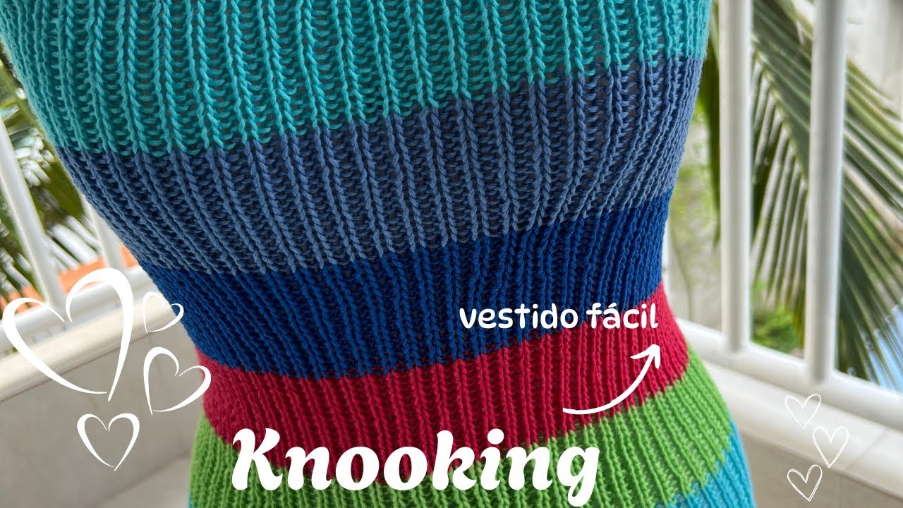 Vestido fácil em knooking 