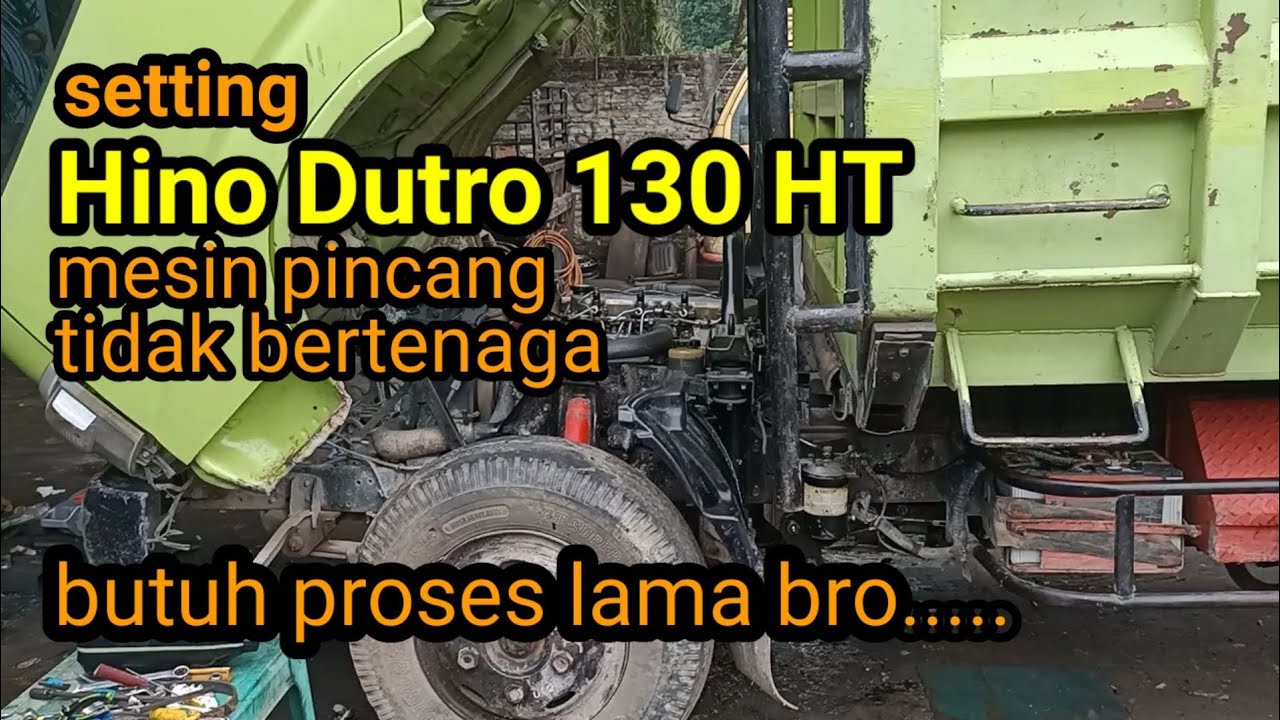 Hino Dutro 130 HT asap ngebul pincang tidak bertenaga, plunger Bosh Pom bermasalah