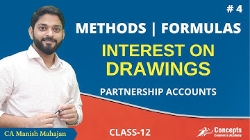Methods to calculate INTEREST ON DRAWINGS | Partner