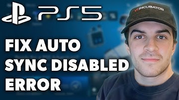 How To Fix PS5 Auto Sync Disabled Error (Full 2024 Guide)
