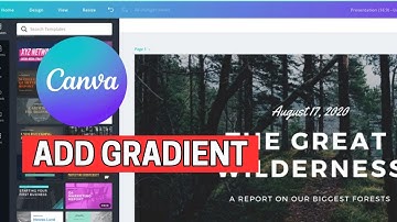 How to Add Gradient in Canva 2024?