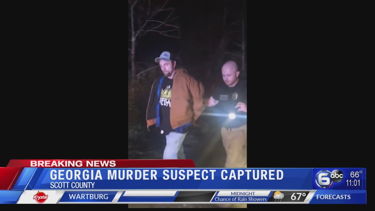 Georgia murder suspect captured in Scott County - YouTube