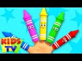 Crayons Finger Family | 3D Nursery Rhymes From Kids Tv