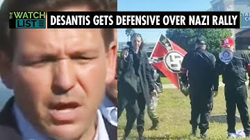 Ron Desantis REFUSES To Denounce Nazi Rally in Florida