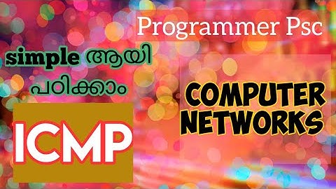 Computer Networks /ICMP Protocol/#psc #keralapsc #study #degreelevel