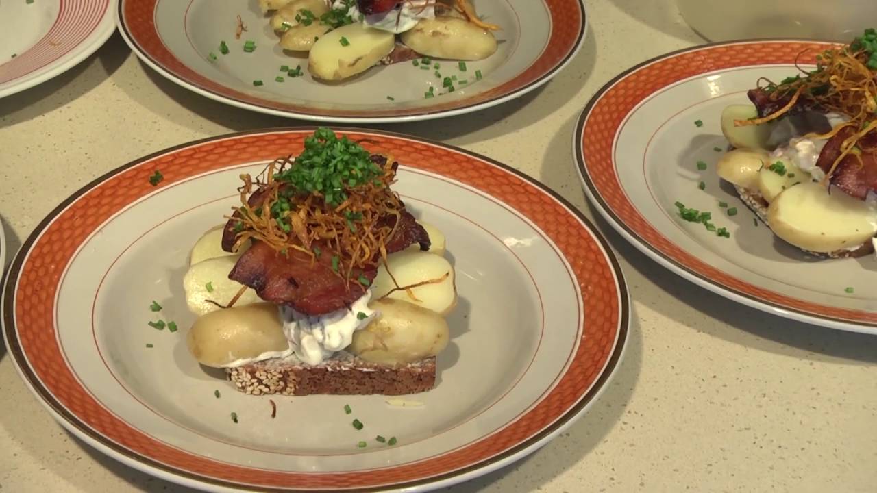 Middag til 4 - Højtbelagt smørrebrød
