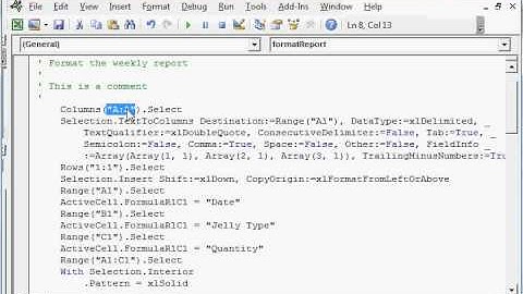 Excel Macros Tutorial #2 - VBA Interface and comments