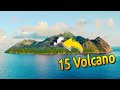 This small island in philippines is home to 15 volcanoes