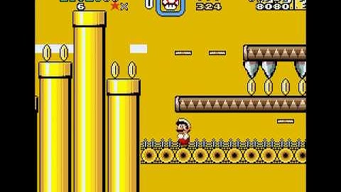 Custom SMW hack lvl 1