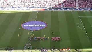 Atletico Madrid Hymne live in Estadio Wanda Metropolitano for the game versus Villarreal