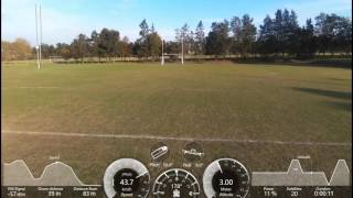 Parrot Bebop 2 SPEED TEST on Rugby field