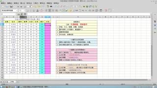 Calc 試算表應用 成績單的計算 6