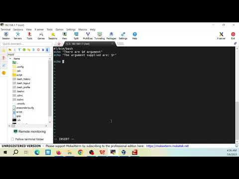 Linux Redhat lab: Shell script using Special and Positional Parameters
