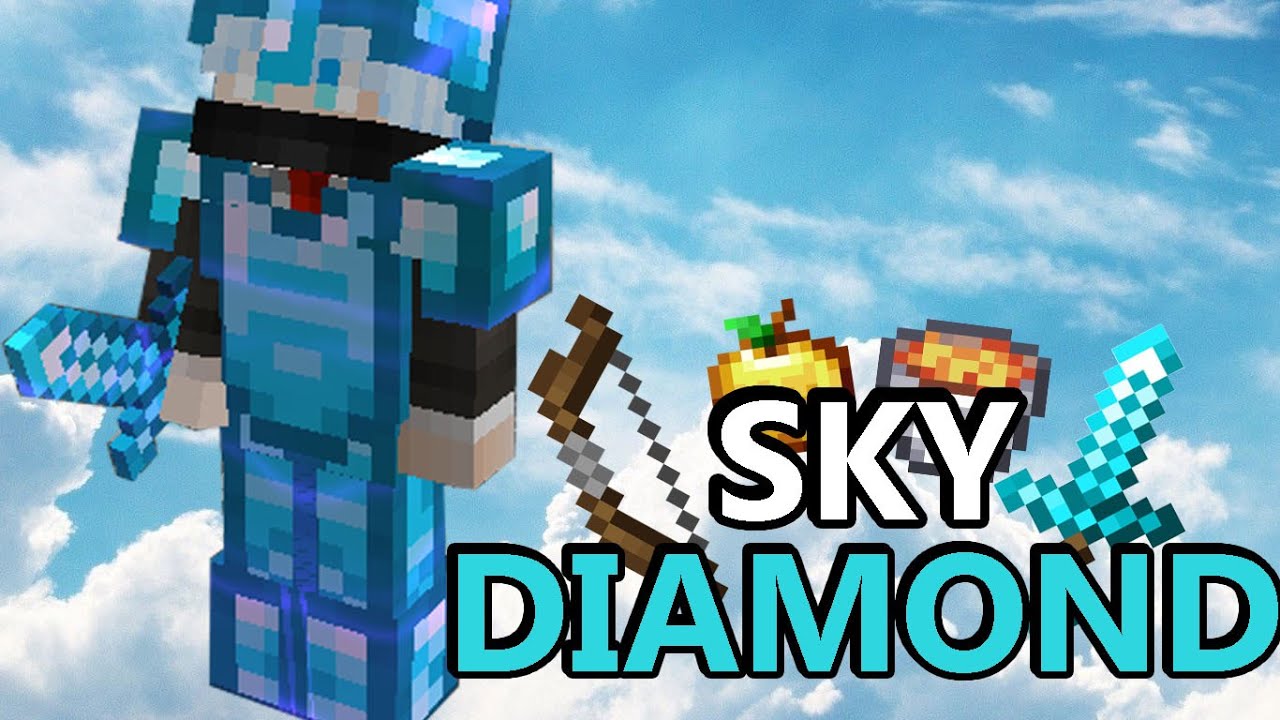 sky diamond minecraft pvp texture pack