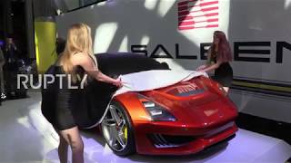 Saleen presents S1 supercar at the Los Angeles Auto Show in US