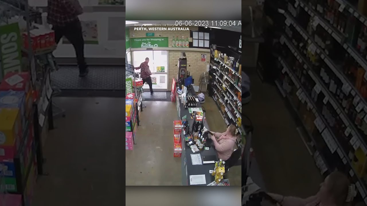 Wannabe Thief Stopped By Locked Door Shorts
