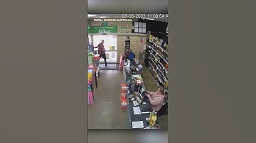 Wannabe thief stopped by locked door #Shorts