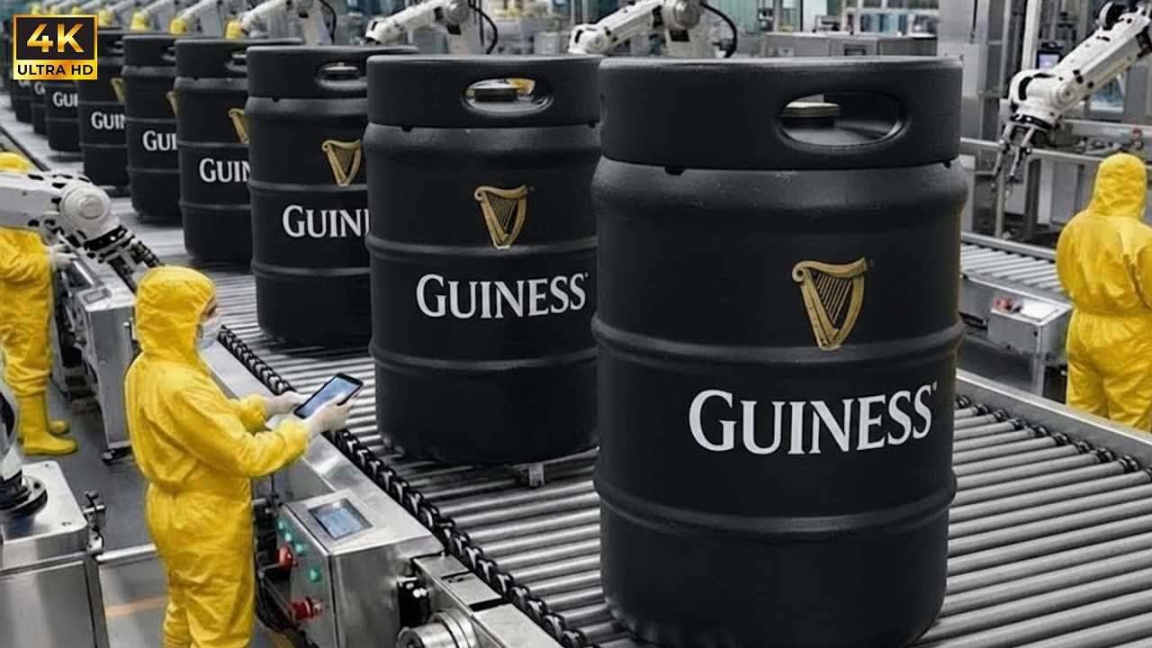 GUINNESS Stout Production Process at the Brewery | GUINNESS Stout Brewing Technology at the Brewery