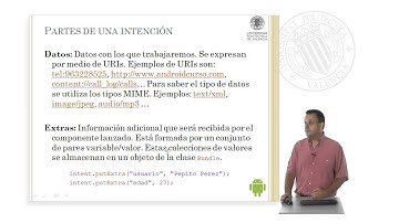 Las intenciones en Android |  | UPV