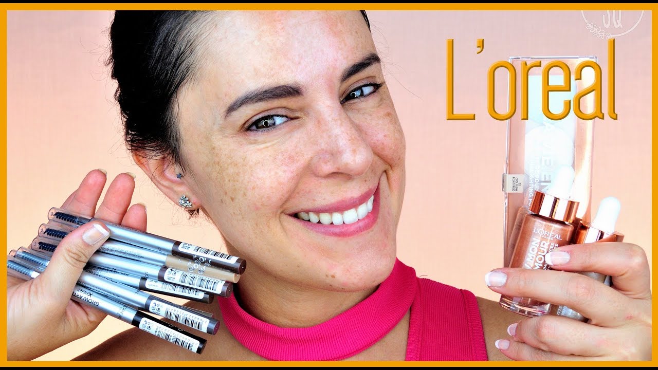 Probando novedades de L'oreal, lápices de cejas e iluminadores  | Silvia Quiros